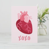 アナトニックハートXOXOピンクバレンタインデー シーズンカード (スタンド正面)