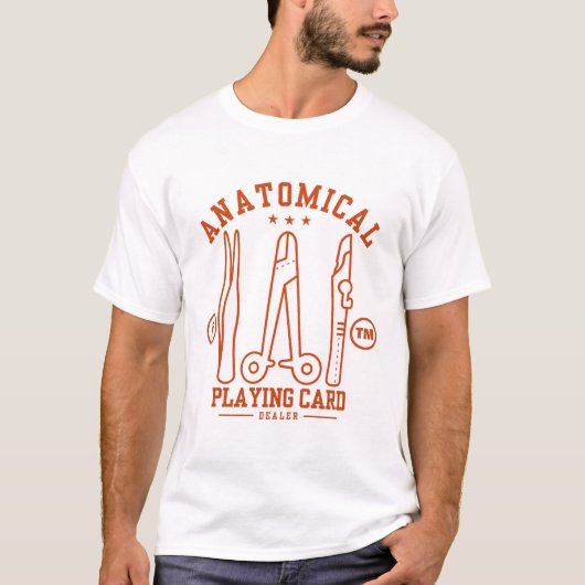 アナトミカルトランプディーラー Tシャツ (正面)