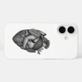 アナトミカルハートカップルスケッチiPhoneケース Case-Mate iPhoneケース (裏面 (横))