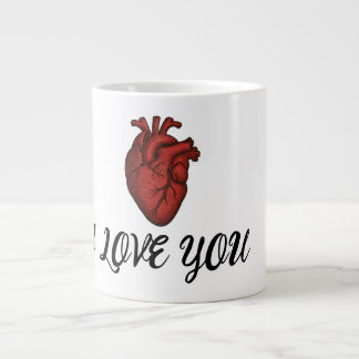 アナトミカルハート「I Love You」マグ ジャンボコーヒーマグカップ