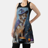 アナトリアお洒落シェパード絵を描ハロウィン エプロン (インサイチュ)