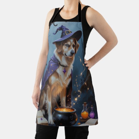 アナトリアお洒落シェパード絵を描ハロウィン エプロン (インサイチュ)