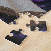 アナトリアお洒落シェパード絵を描ハロウィン ジグソーパズル (側面)