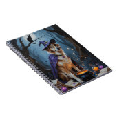 アナトリアお洒落シェパード絵を描ハロウィン ノートブック (右側)