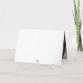 アナトリアの羊飼いが雪のクリスマスを過ごす カード (裏面)