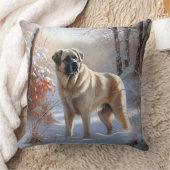 アナトリアの羊飼いが雪のクリスマスを過ごす クッション (ブランケット)