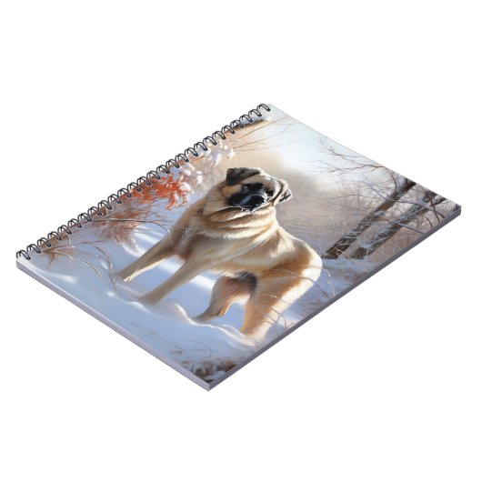 アナトリアの羊飼いが雪のクリスマスを過ごす ノートブック (左側)