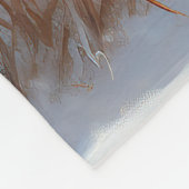 アナトリアの羊飼いが雪のクリスマスを過ごす フリースブランケット (角)