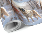 アナトリアの羊飼いが雪のクリスマスを過ごす ラッピングペーパー (ロールコーナー)