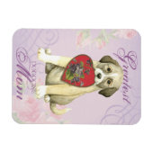 アナトリアの羊飼い犬のハート母 マグネット (横)