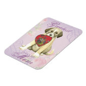 アナトリアの羊飼い犬のハート母 マグネット (左側)