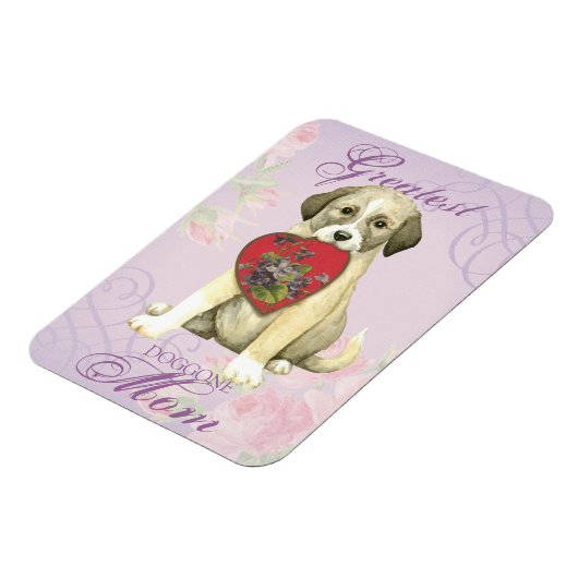 アナトリアの羊飼い犬のハート母 マグネット (左側)