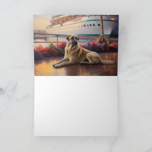 アナトリアンシェパードのクリスマスクルーズ：ポーソーム カード (内部)