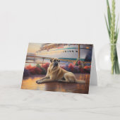 アナトリアンシェパードのクリスマスクルーズ：ポーソーム カード (正面)