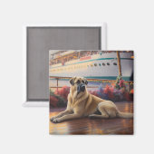 アナトリアンシェパードのクリスマスクルーズ:ポーソーム マグネット (正面/裏面)