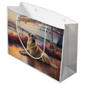 アナトリアンシェパードのクリスマスクルーズ:ポーソーム ラージペーパーバッグ (裏面アングル)