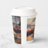 アナトリアンシェパードのクリスマスクルーズ：ポーソーム 紙コップ (左)