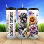 アナトリアンシェパードのフローラ時計 タンブラー