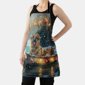 アナトリアンシェパードクリスマスフェスティバル航海 エプロン (インサイチュ)