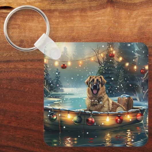 アナトリアンシェパードクリスマスフェスティバル航海 キーホルダー (正面)