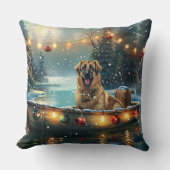 アナトリアンシェパードクリスマスフェスティバル航海 クッション (正面)