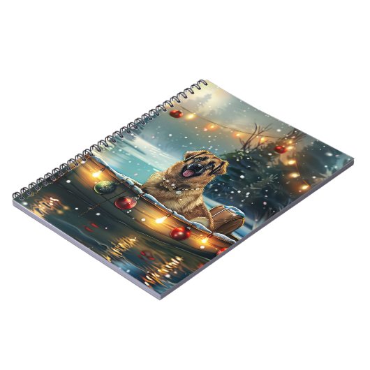 アナトリアンシェパードクリスマスフェスティバル航海 ノートブック (左側)