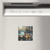 アナトリアンシェパードクリスマスフェスティバル航海 マグネット (インサイチュ (食洗機))