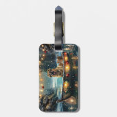 アナトリアンシェパードクリスマスフェスティバル航海 ラゲッジタグ (裏面縦)