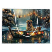 アナトリアンシェパードクリスマスフェスティバル航海 ラージペーパーバッグ (裏面)