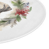 アナトリアンシェパードクリスマスリースフェスティバルカップ カッティングボード (角)