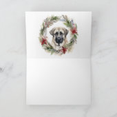 アナトリアンシェパードクリスマスリースフェスティバルカップ カード (内部)