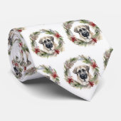 アナトリアンシェパードクリスマスリースフェスティバルカップ ネクタイ (ロール)