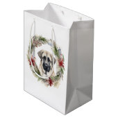 アナトリアンシェパードクリスマスリースフェスティバルカップ ミディアムペーパーバッグ (裏面アングル)