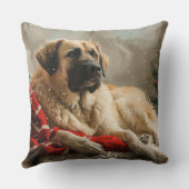 アナトリアンシェパードドッグクリスマスフェスティバル クッション (裏面)