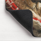 アナトリアンシェパードドッグクリスマスフェスティバル マウスパッド (コーナー)