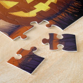 アナトリアンシェパードドッグスパンプキンハロウィンおもしろい ジグソーパズル (側面)