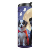 アナトリアンシェパードドッグスパンプキンハロウィンおもしろい タンブラー (回転左)