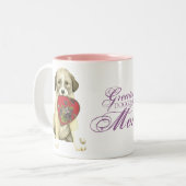 アナトリアンシェパードドッグハートママ ツートーンマグカップ (正面左)