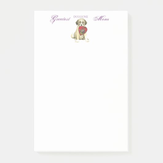 アナトリアンシェパードドッグハートママ ポストイット (正面)