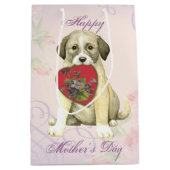 アナトリアンシェパードドッグハートママ ミディアムペーパーバッグ (正面)