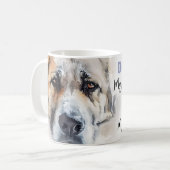 アナトリアンシェパードドッグママ コーヒーマグカップ (正面左)