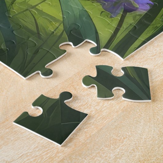 アナトリアンシェパードドッグ春の花絵を描ズ ジグソーパズル (側面)