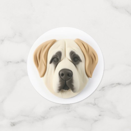 アナトリアンシェパードドッグ3D インスパイア コンフェッティ (スモール正面)