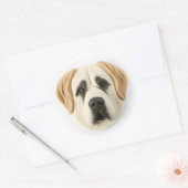 アナトリアンシェパードドッグ3D インスパイア ラウンドシール (封筒)