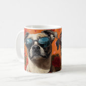 アナトリアンシェパードハートバラバレンタインデー コーヒーマグカップ (正面左)