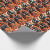 アナトリアンシェパードハートバラバレンタインデー ラッピングペーパー (角)