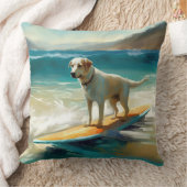 アナトリアンシェパードビーチサーフィン絵画ズ クッション (ブランケット)