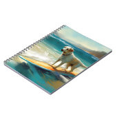 アナトリアンシェパードビーチサーフィン絵画ズ ノートブック (左側)