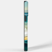 アナトリアンシェパードビーチサーフィン絵画ズ Case-Mate iPhoneケース (裏面 / 右)