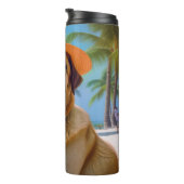 アナトリアンシェパードビーチ、犬の恋人の夏のギフト タンブラー (回転右)